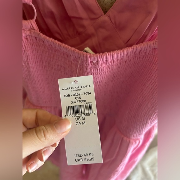 Pink American Eagle romper - Picture 4 of 4